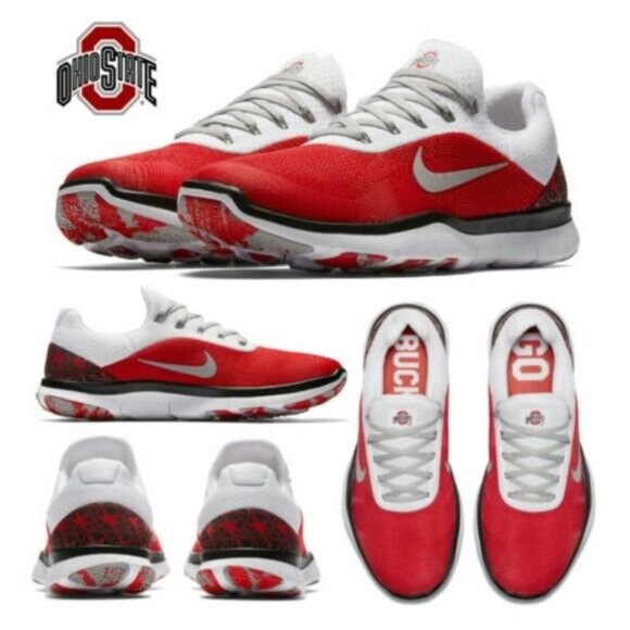 NIKE FREE TRAINER V7 WEEK ZERO OHIO STATE BUCKEYES MEN\'S Size 9 New Without Box main image 5